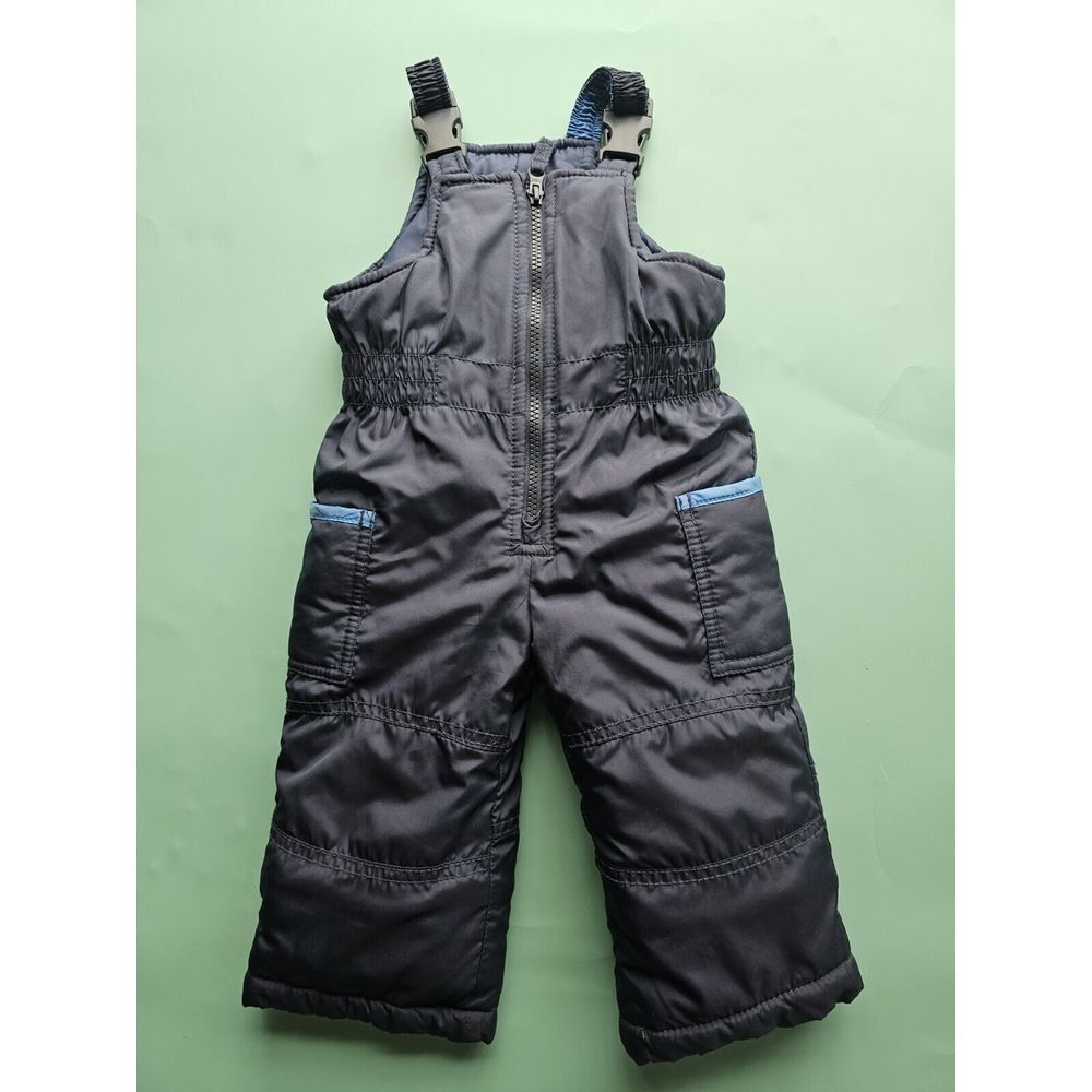 Carters Childrens 12 Months Blue Snow‎ Bib